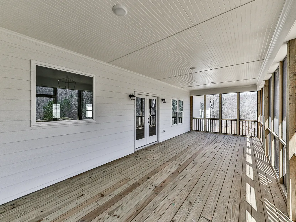 The Modern Craftsman &mdash; screened porch in Ball Ground, GA