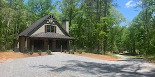 Grace Valley Retreat Center — the completed cabin in the woods