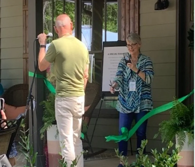 Grace Valley Retreat Center — the completed cabin and grounds