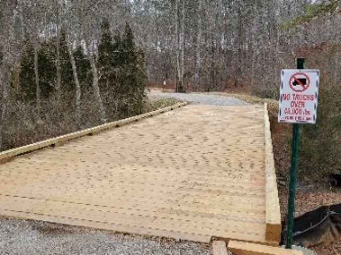 Grace Valley Retreat Center — gravel drive into the completed retreat property