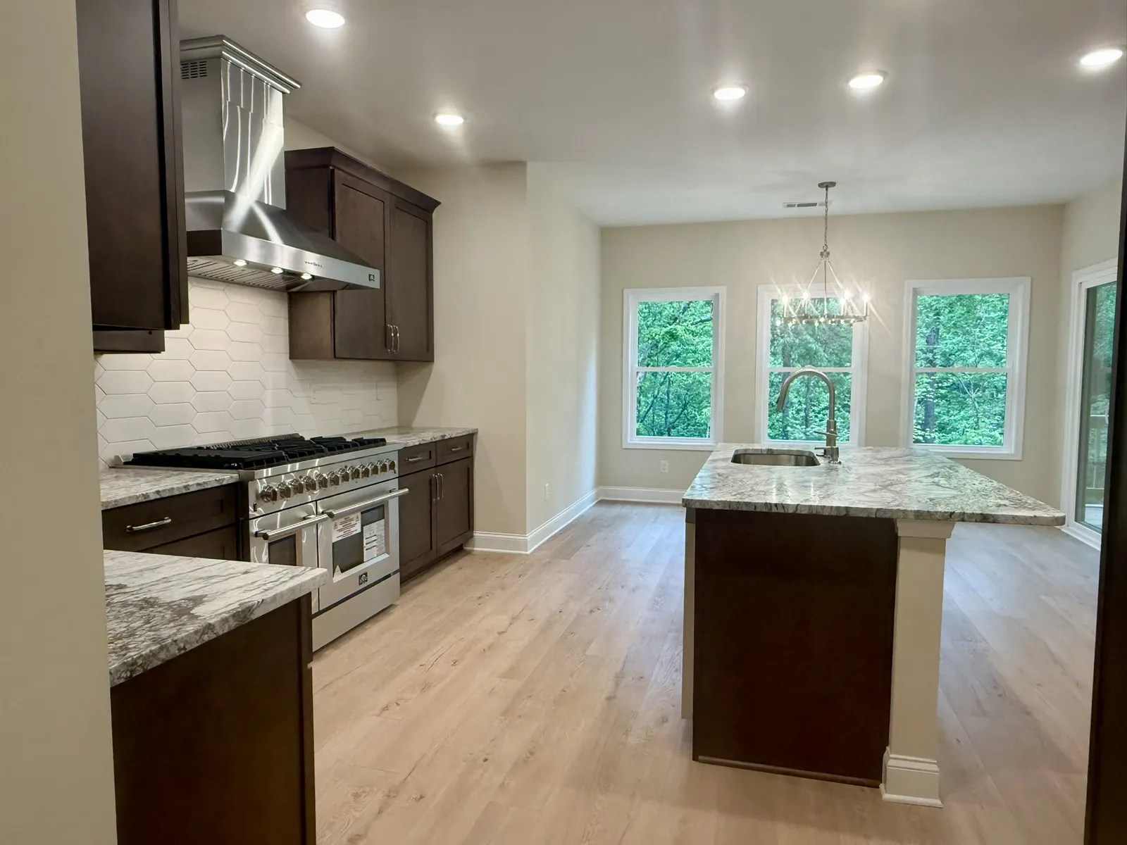 100 Diane Court &mdash; kitchen island and cabinetry